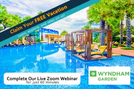 Free Family vacation 5 Days 4 Night, 2 Adults and 2 Children on the Wyndham Gardens in Canada